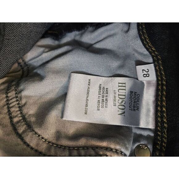 Hudson Collin dark wash midrise bootcut jeans. Size 28. - Picture 5 of 7